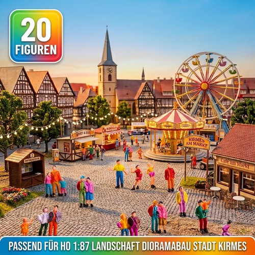20x modelleisenbahn figuren - ho,