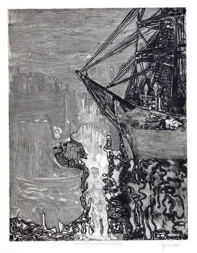 Herbert grunwaldt radierung - grunwaldt,