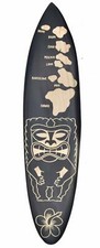Tiki Deko Surfboard aus
