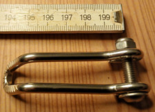 Busch & Müller, Lampenhalter, Edelstahl, inox, stainless, mit Schraube, neu