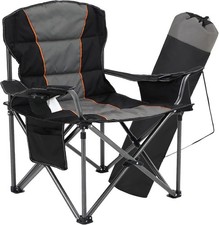 HIGH POINT SPORTS Übergroßer Campingstuhl Faltbar Angelstuhl Tragbar wie neu