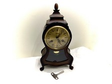 Vintage *Dugena* Pendule Kaminuhr 8Tage Pendelwerk Holz Top RAR Sammlerstück