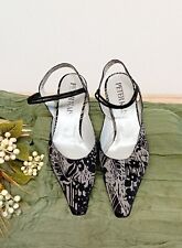 Slingpumps von Peter Kaiser gr.37 1/3 in Schwarz/Grau