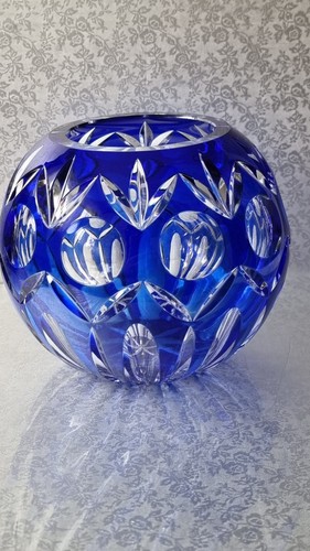 Kugelvase bleikristall vase - kugelvase,
