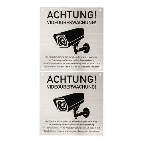 Achtung videoüberwachung - achtung,