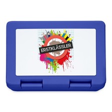 Erstklässler Einschulung Bunt Stifte Farbkleckse Brotdose Lunchbox, One size