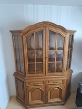 Vitrinenschrank Massivholz Eiche Rustikal in sehr gutem Zustand