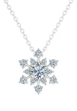 925 silber schneeflocken - silber,