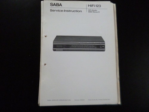 Original service manual - original,