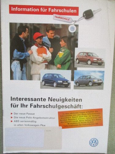 Fahrschule intern katalog - vw,