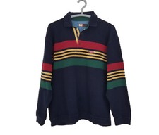 State of Art Herren Pullover Gr. L Sweater mit Knopfleiste Baumwolle Vintage