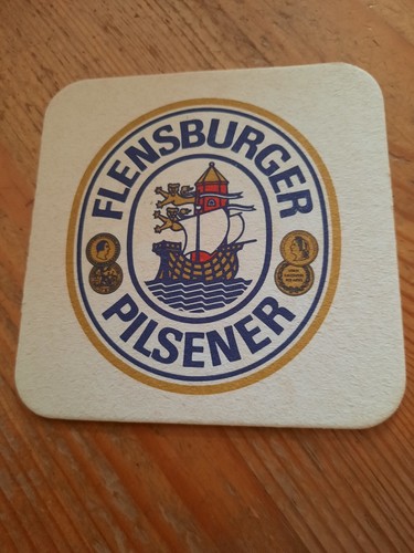 Bierdeckel flensburger - bierdeckel,
