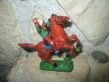 DDR-Spielzeug, originales Reitpferd mit Indianer "Tecumseh" !!!