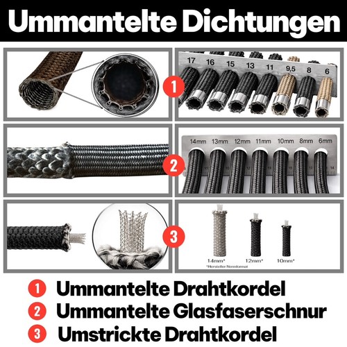 Ofendichtung 11 12 13 - 9.5,