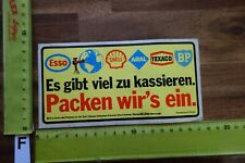 Alter Aufkleber Comic Spruch