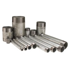 Rohrdoppelnippel Verzinkt Rohrnippel Fitting Temperguss 1/2 3/4 1 2 Zoll Nr. 23