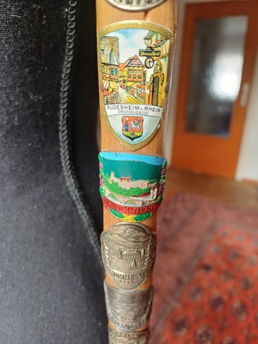 Vintage spazierstock aus edlem - vintage,
