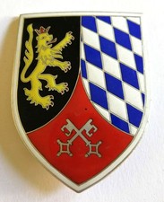 Plakette Wappen Oberpfalz Regierungsbezirk Bayern Email Emblem Andenken Sammler
