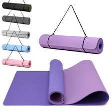 63x183 Yogamatte 10MM Gym Training Fitness Pilates Trainingsmatte Rutschfest
