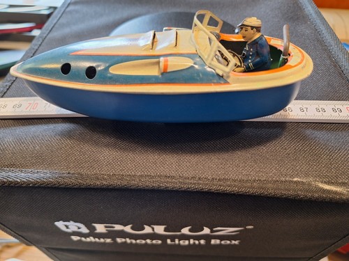Vintage dampfboot blech - vintage,