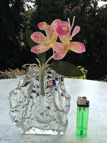Georgshütte ice glas vase - ice,