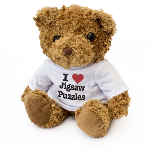 Love puzzle teddybär - i,