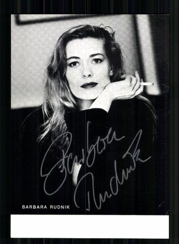Barbara rudnik autogrammkarte - barbara,
