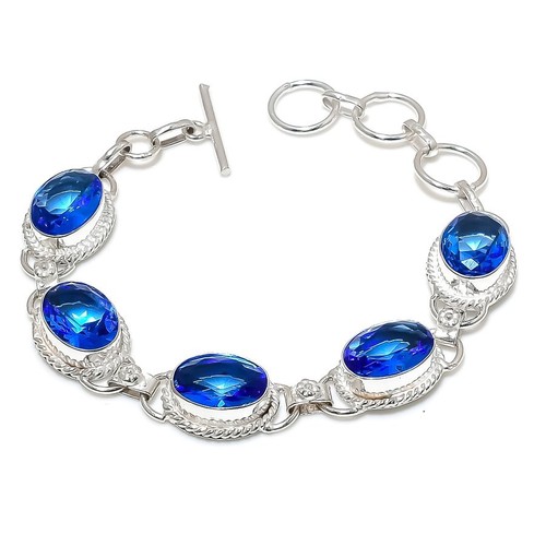 Blauer tansanit edelstein 925 - blauer,