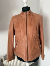 ESPRIT Damen Lederjacke Orange