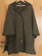 Meico Damen Poncho , grau , Gr. 42 , 70% Schurwolle