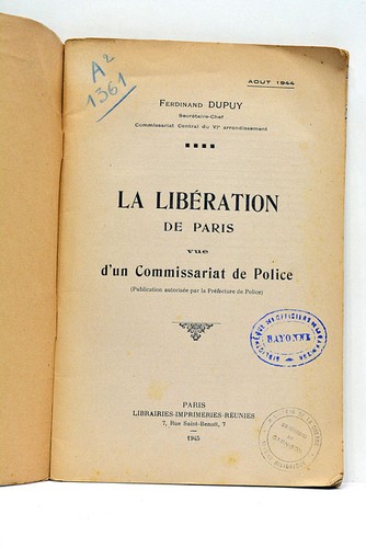 Altes buch dupuy - buch, la