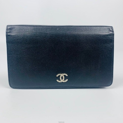 Chanel lange geldbörse leder - chanel,