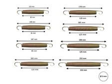 Trampolin Stahlfedern Zugfedern Federn Feder (135/140/147/165/178/185/190/215mm)