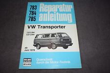 Reparaturanleitung Reparaturhandbuch VW Transporter T3 Typ 2 1.6/2.0 erstklassig