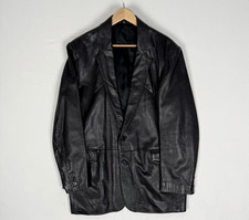 Circle S Lederjacke Schwarz