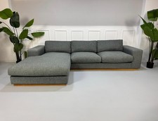 Bolia Sepia Sofa Designer Stoff Grau Couch 3 Sitzer Ecksofa