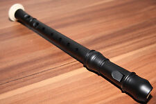 Piccolo Flöte mit Tasche Putzstock Kunststoff Schwarz Piccoloflöte Blockflöte 