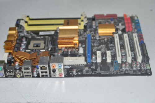 Asus p5q green - green, mainboard