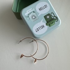 Fossil Creolen rosé wie NEU in Geschenkbox