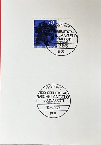 Ersttagsstempel brd 1975 wie - ersttagsstempel,