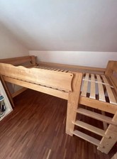Verstellbares Kinderhochbett von Team 7 mit Original Matratze zu Verkaufen