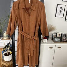 Langes Kleid Midi Velour