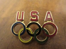 Pin USA Olympische Ringe
