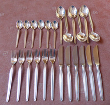 WMF Zürich  -  Menue - Besteck für 6 Personen - 24 Teile  - Silber 90