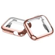 Silikon Case für Apple Watch Series 1-9 Cover 38-49mm 360 Grad Schutz Hülle TPU