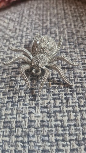 Brosche modeschmuck spinne - brosche,