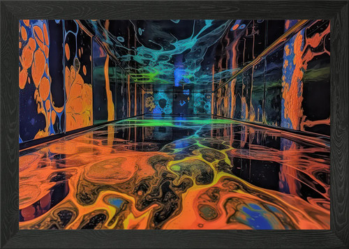 Psychedelische abstrakte kunst - abstrakte,