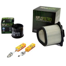 Wartung Set für Suzuki VL 1500 LC C 1500 1998-09 Luftfilter Ölfilter Zündkerzen