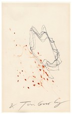 META-MATIC & JEAN TINGUELY Zeichnung, 1972.  signiert