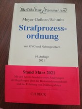 Stpo meyer goßner schmitt - stpo,